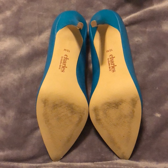 Electric blue heels - Picture 3 of 3